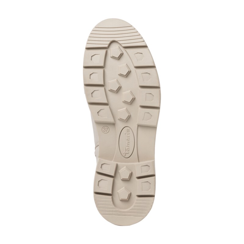 Kotníkové boty s propracovanými detaily v nadčasovém vzhledu Tamaris 1-1-26853-29 béžová