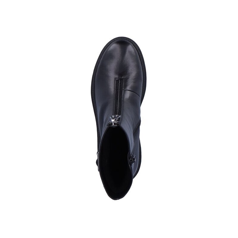 Kotníková obuv se zipem na nártu Remonte D0C74-01 černá