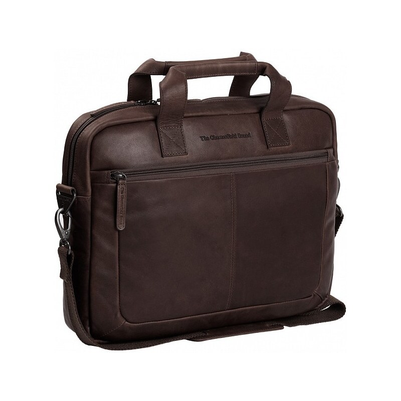 The Chesterfield Brand Kožená taška na notebook 15,6 CALVI C40