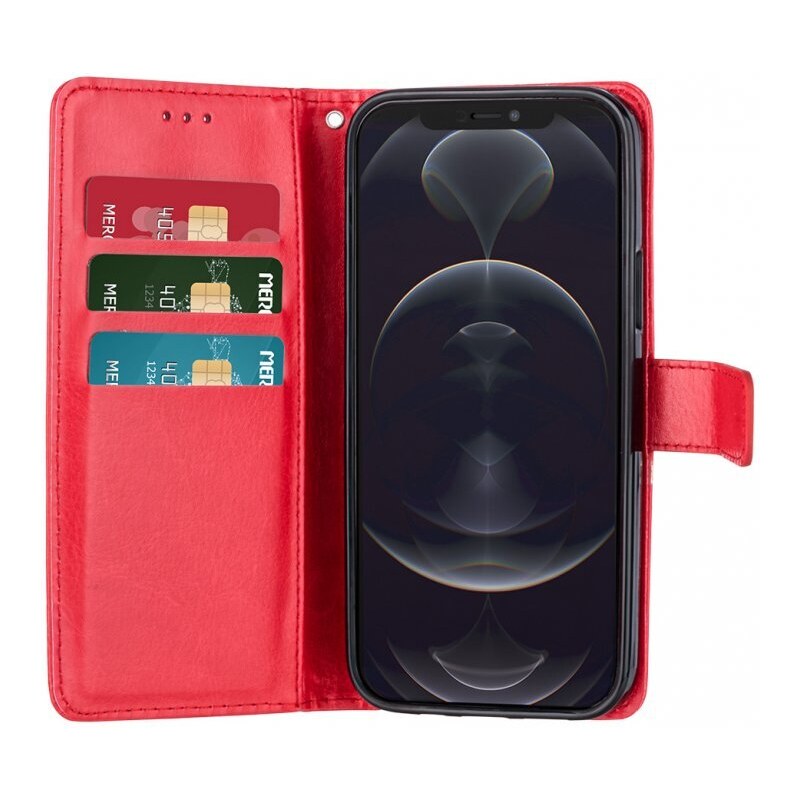 Ochranné pouzdro pro iPhone 14 Pro MAX - Mercury, Super Diary Red
