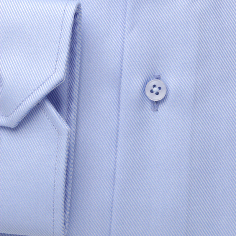 Willsoor Pánská košile klasická světle modrá s jemným proužkem 14480