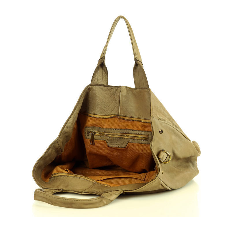 Designová taška Kabelky od Hraběnky shopper; béžová