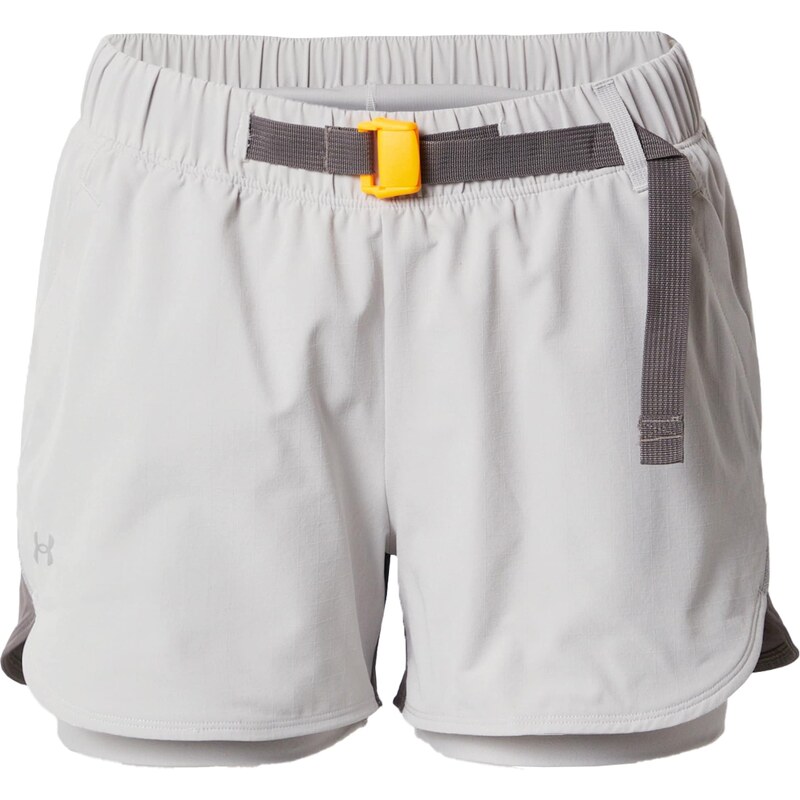 UNDER ARMOUR Sportovní kalhoty Terrain žlutá / šedá / tmavě šedá