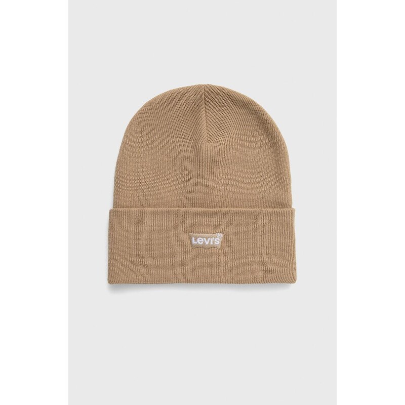 Čepice Levi's béžová barva, D5459.0009-36
