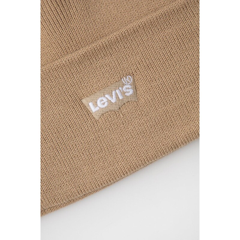 Čepice Levi's béžová barva, D5459.0009-36