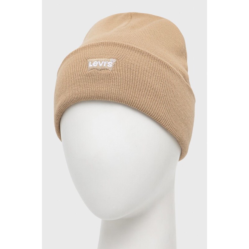 Čepice Levi's béžová barva, D5459.0009-36