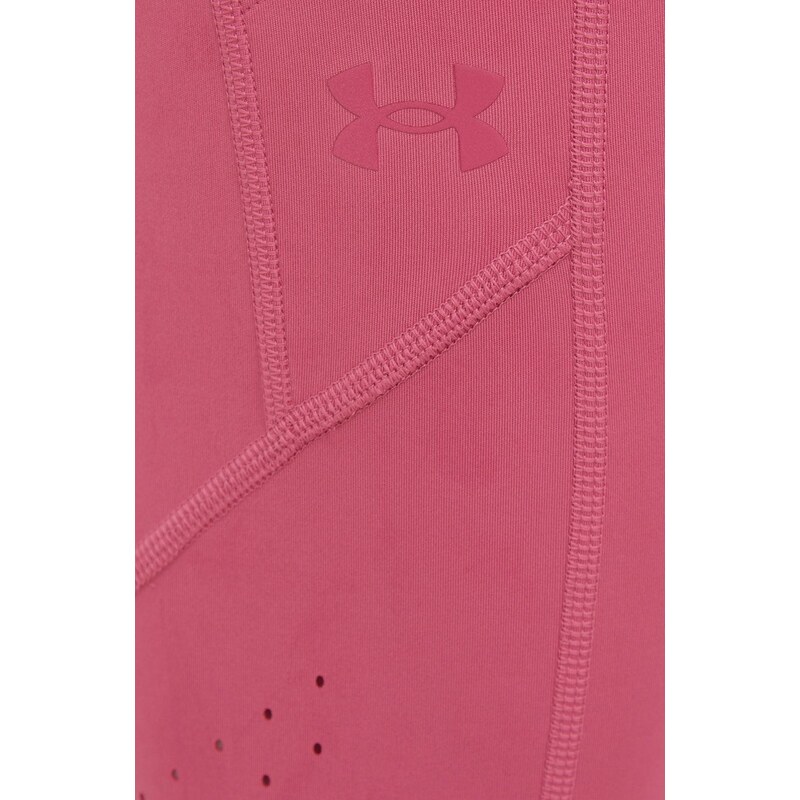 Běžecké legíny Under Armour Fly Fast 3.0 růžová barva, 1369771