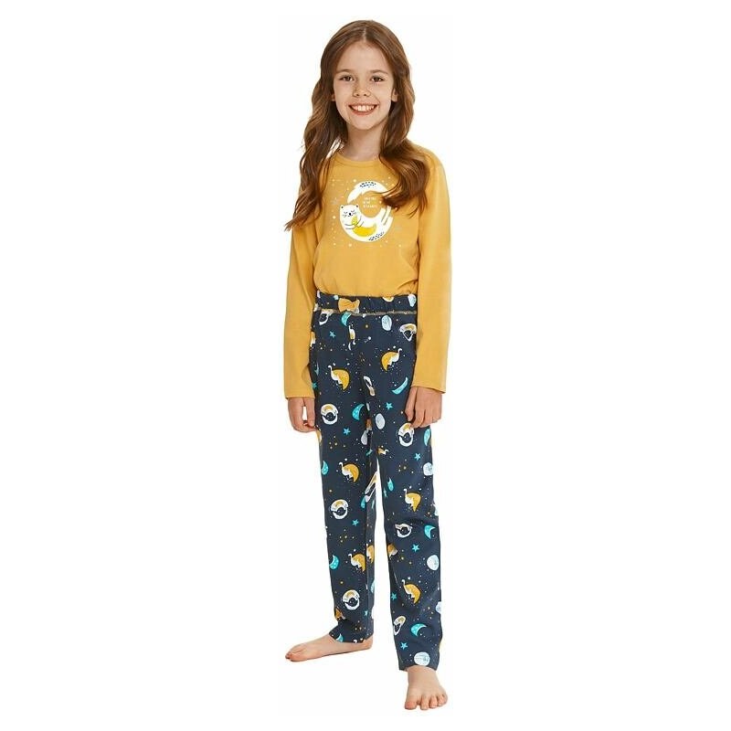 Taro Dívčí pyžamo Sarah žluté