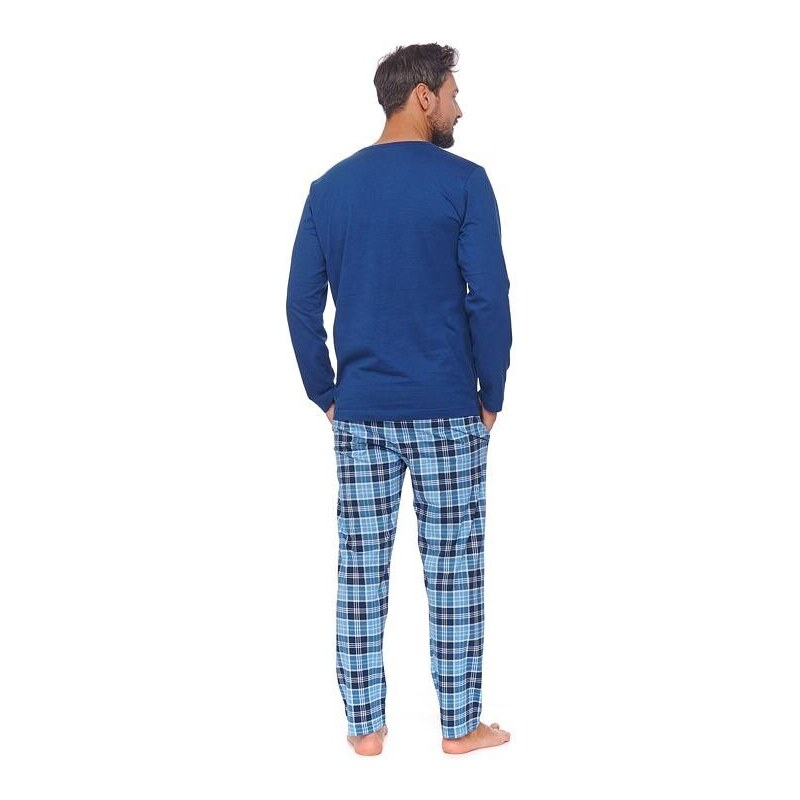 DN Nightwear Pánské pyžamo Jones modré