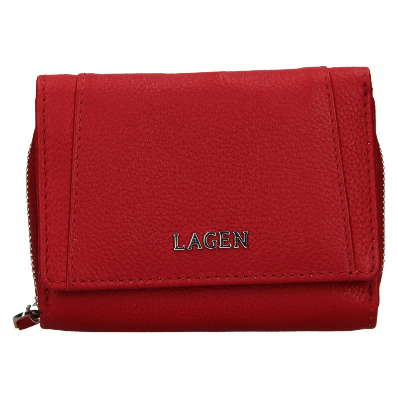 Lagen, červená dámská peněženka BLC/5312