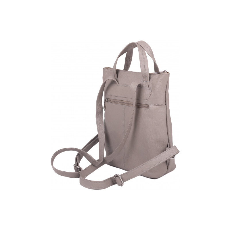 Dámský batoh kožený SEGALI 9061 šedý