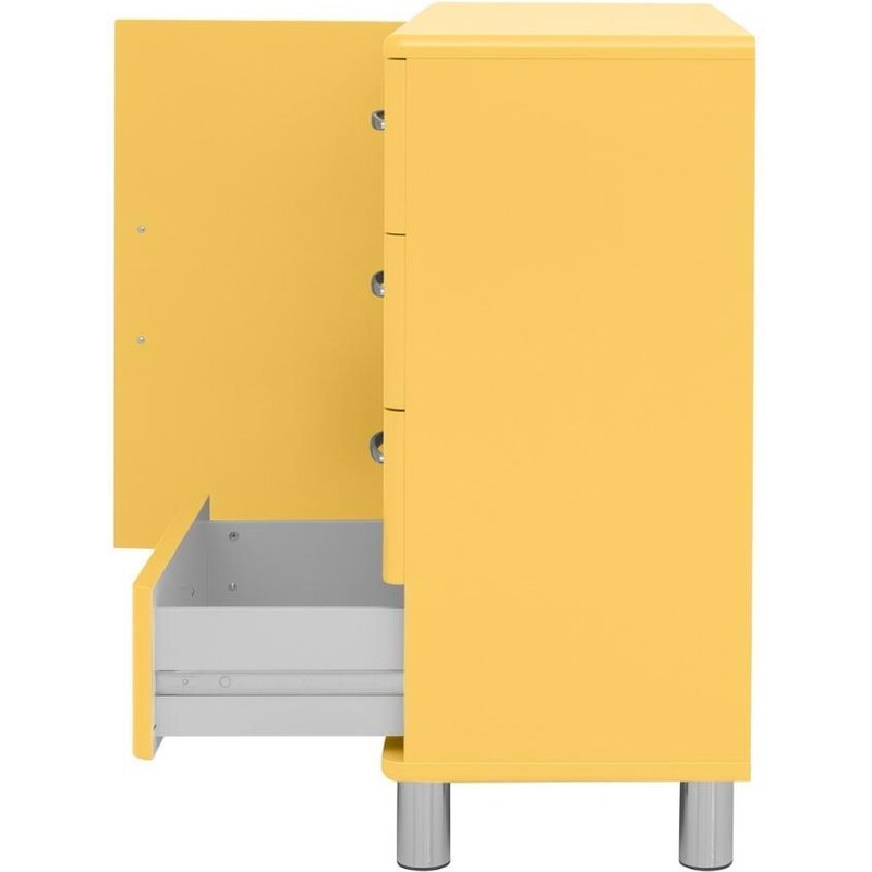 Žlutá lakovaná komoda Tenzo Malibu 98 x 41 cm