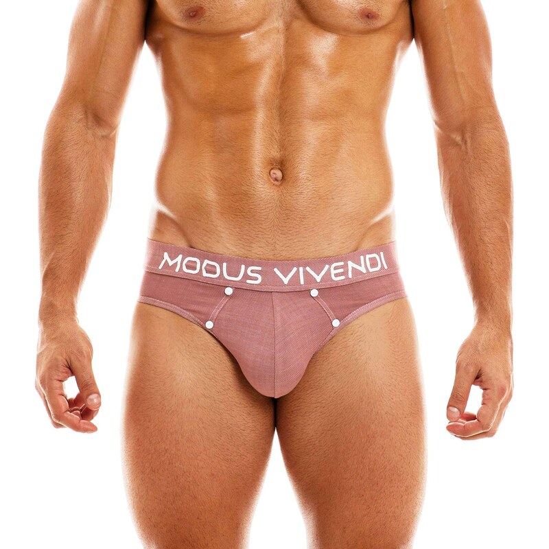 Modus Vivendi Jeans slipy dusty pink MV-05013