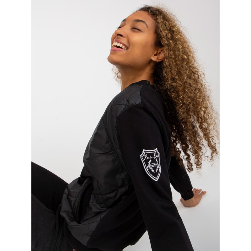 RUE PARIS Sweatshirt-RV-BL-8225.88-black