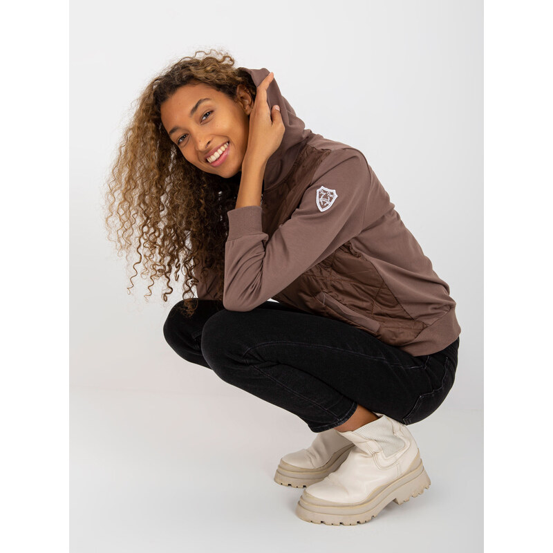 RUE PARIS Sweatshirt-RV-BL-8226.11X-brown