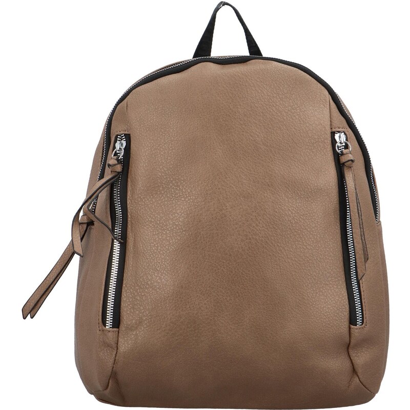 FASHION&CO Menší dámský koženkový batůžek s látkovými popruhy Nuria, 74366579