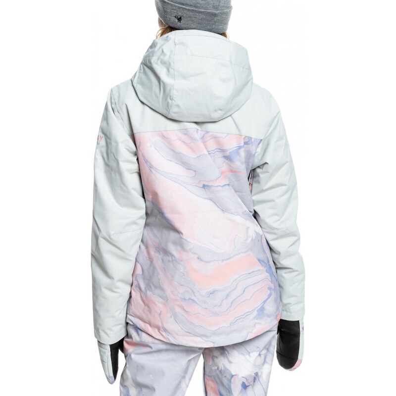 Bunda Roxy Jetty Block sfv1 gray violet marble