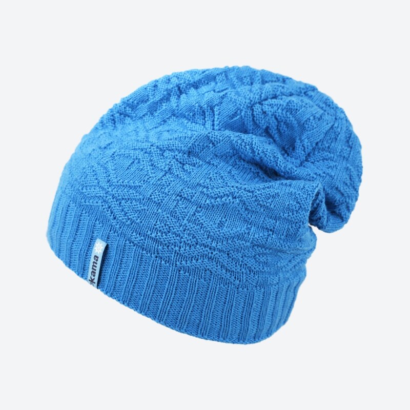Dětská pletená Merino čepice KAMA B94 - tyrkysová