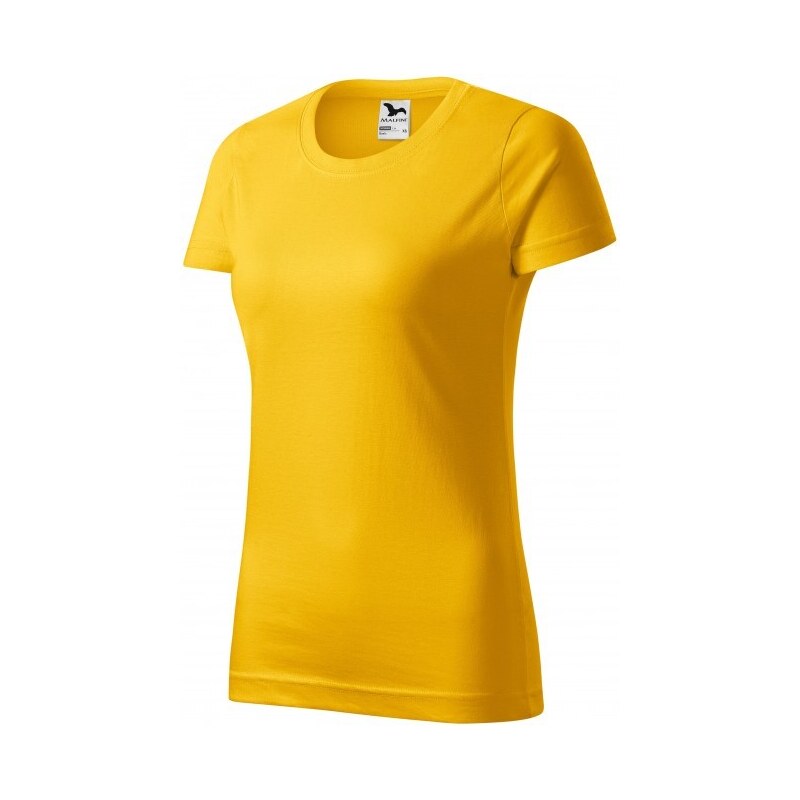 Malfini Dámské triko jednoduché, žlutá