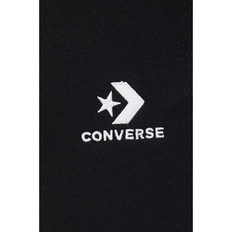 Tepláky Converse černá barva, hladké