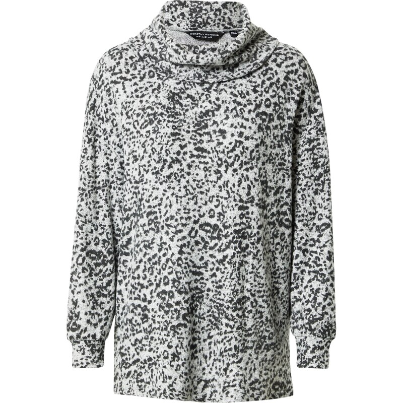 Dorothy Perkins Tričko světle šedá / černá