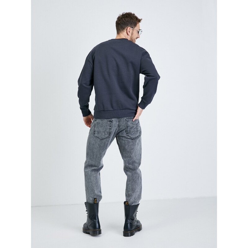 Tmavě šedá pánská mikina Tom Tailor Denim - Pánské