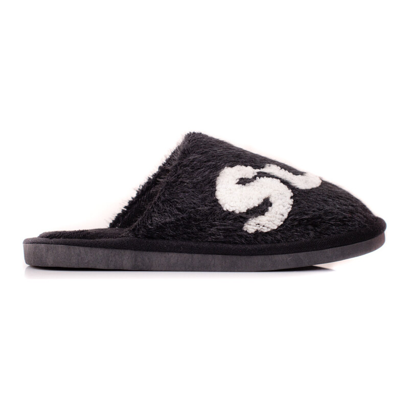 Women's slippers Shelvt warm black