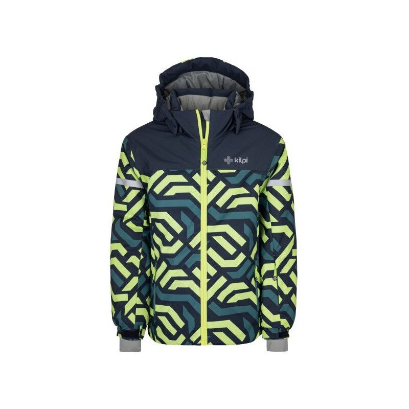 Chlapecká lyžařská bunda Kilpi ATENI-JB tmavě zelená
