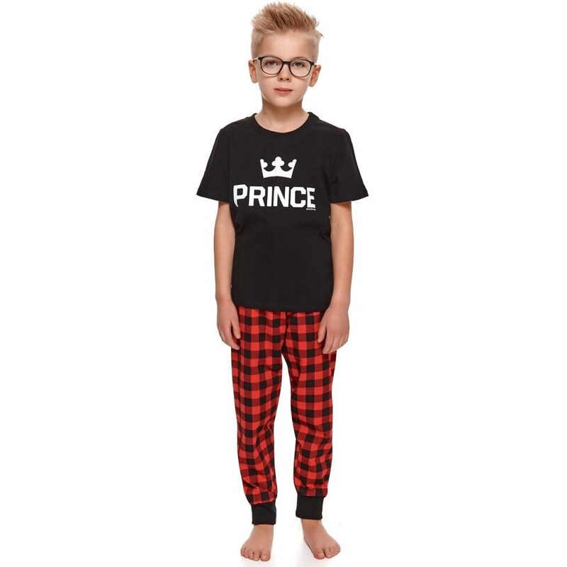 DN Nightwear Chlapecké pyžamo Prince II černé