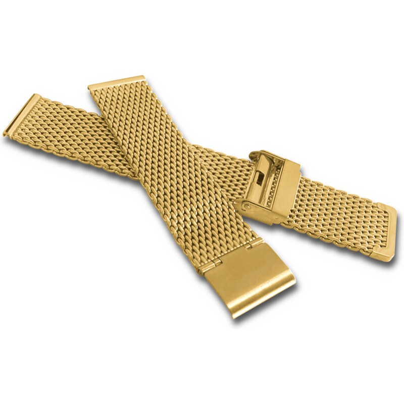 LAVVU Zlatý kovový tah MESH Band Gold - 20 LPSNG20