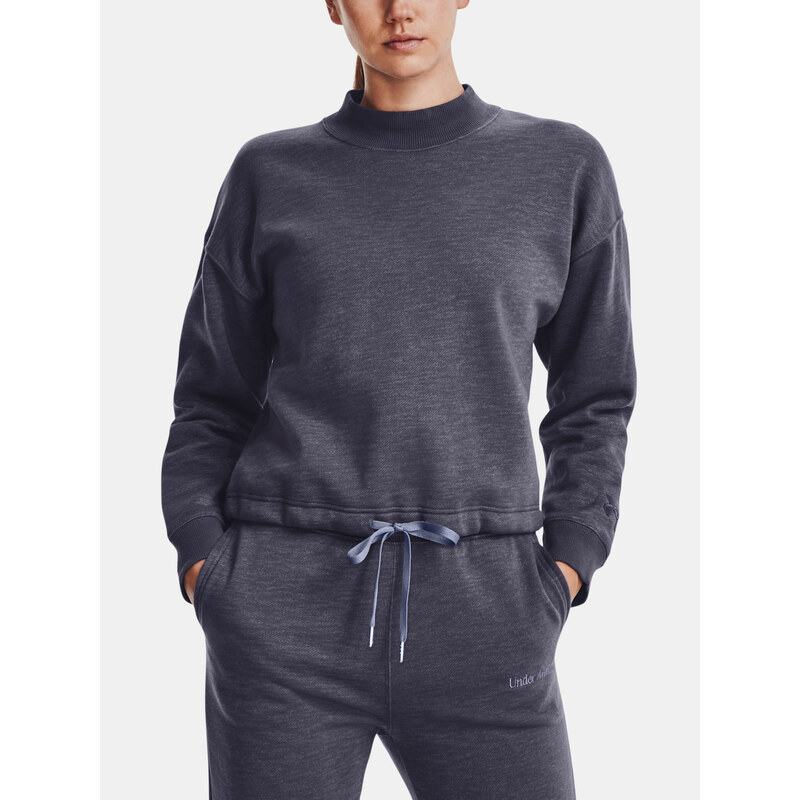 Under Armour MMikina Essential Script Crew-GRY - Dámské 74605593