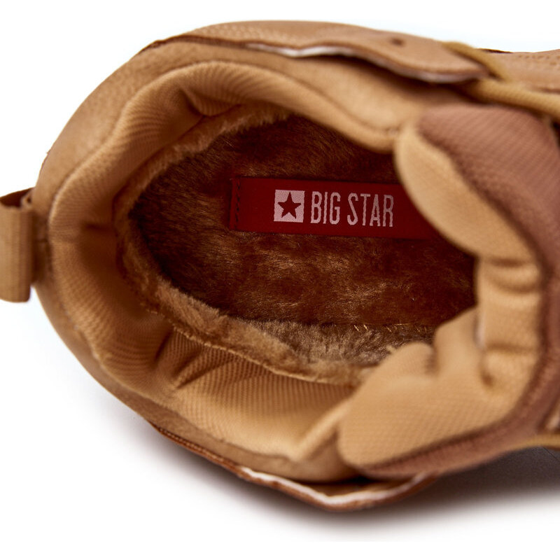 BIG STAR SHOES Pánské tenisky Sportovní obuv Big Star KK174248 Velbloud