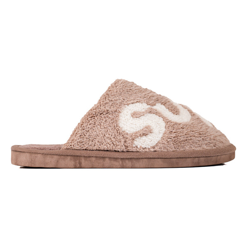 Women's slippers Shelvt warm beige