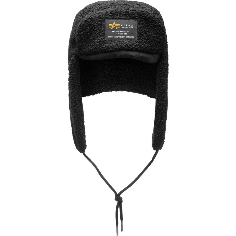 ALPHA INDUSTRIES Čepice tmavě žlutá / černá / bílá
