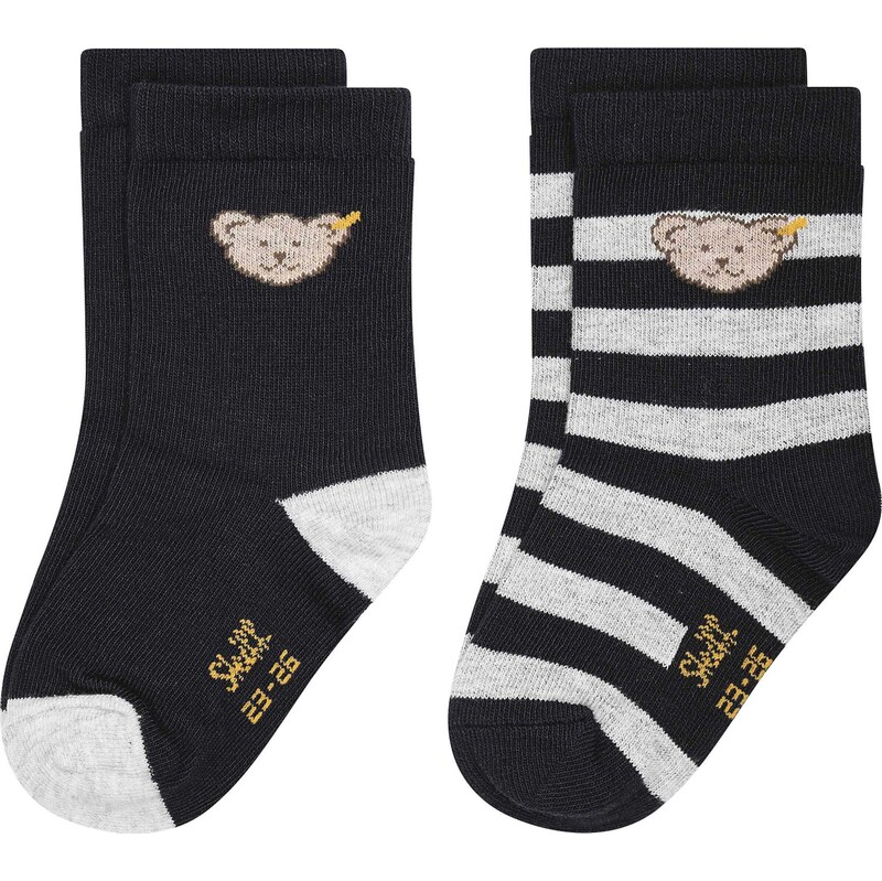Steiff Collection Ponožky bronzová / žlutá / šedá / černá