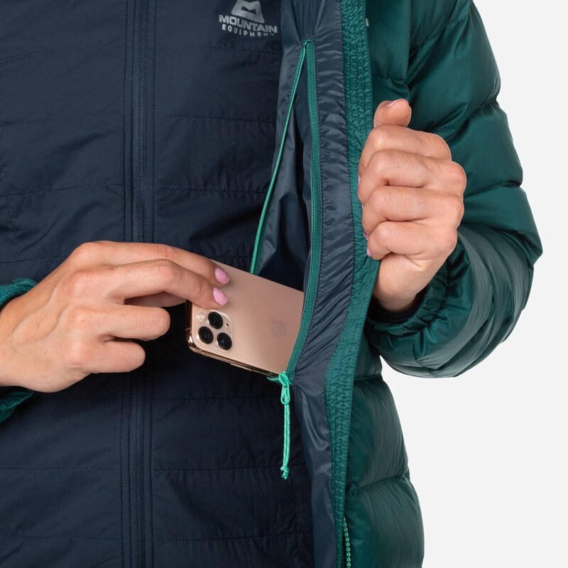 Dámská péřová bunda Mountain Equipment Senja Jacket Deep Teal