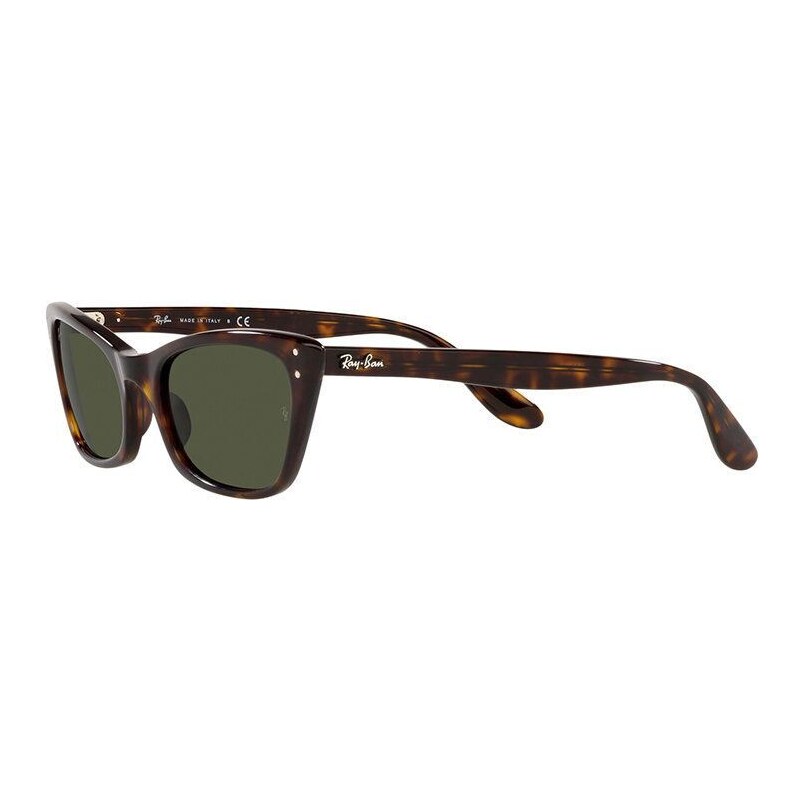 Sluneční brýle Ray-Ban LADY BURBANK dámské, hnědá barva, 0RB2299