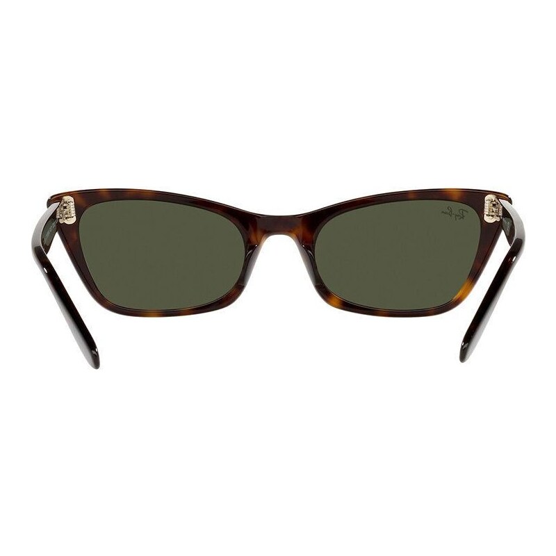 Sluneční brýle Ray-Ban LADY BURBANK dámské, hnědá barva, 0RB2299