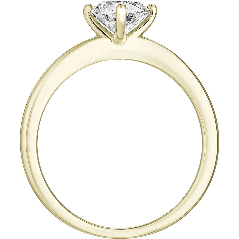 Tiami Prsten ze žlutého zlata s diamantem Charm