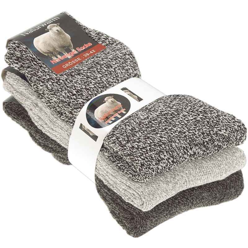 TifanTEX Pánské bavlněné ponožky 3páry Norwenger