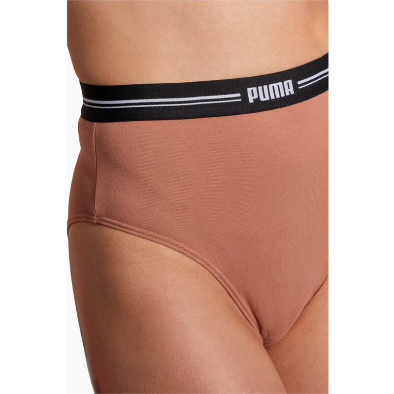 PUMA Two Pair Pack High Waist Brief XS