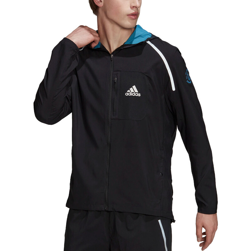 Bunda s kapucí adidas MARATHON JACKET FTO hm1212