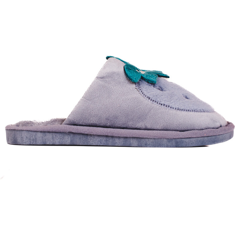 Insulated women's slippers Shelvt gray