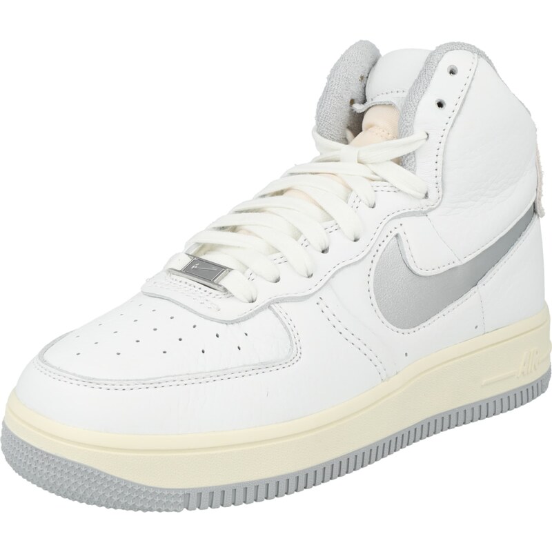 Nike Sportswear Kotníkové tenisky 'AF1 SCULPT' stříbrně šedá / bílá