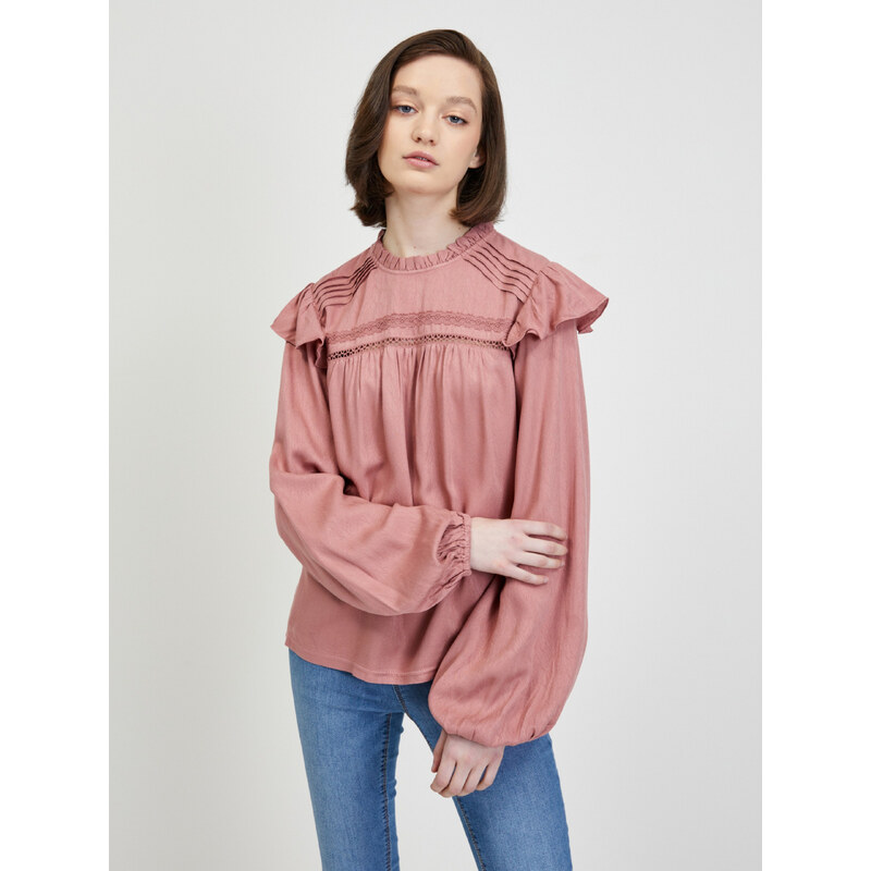Salsa Jeans dámská starorůžová halenka 109097578