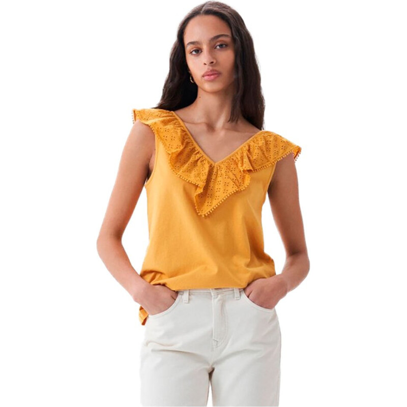 Salsa Jeans dámský hořčicový top 109097607