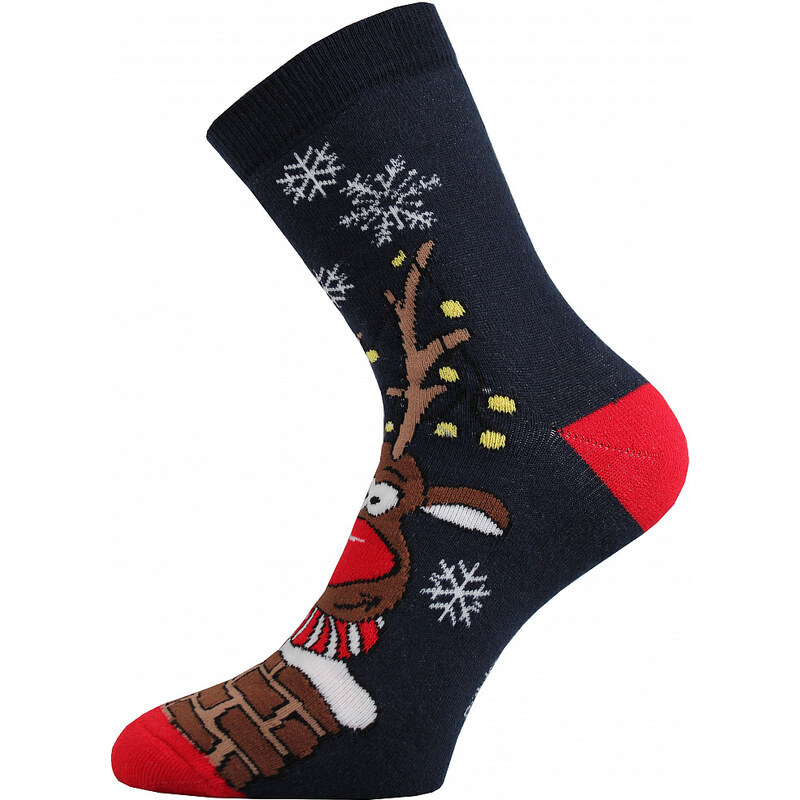 Voxx Froté vánoční ponožky s obrázkem soba Rudy