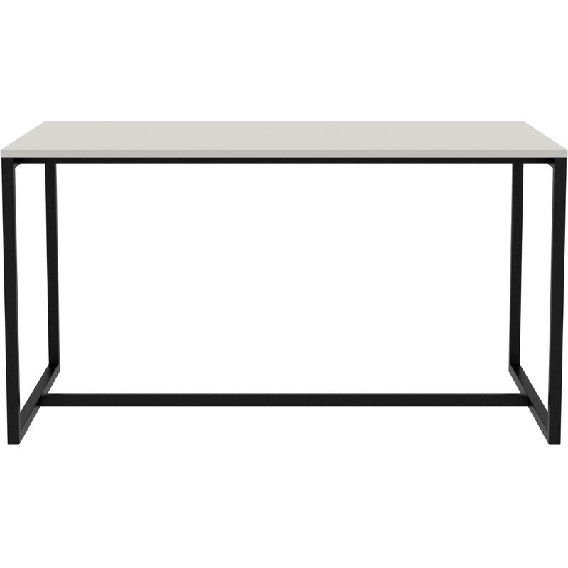Matně bílý lakovaný jídelní stůl Tenzo Lipp 140 x 90 cm