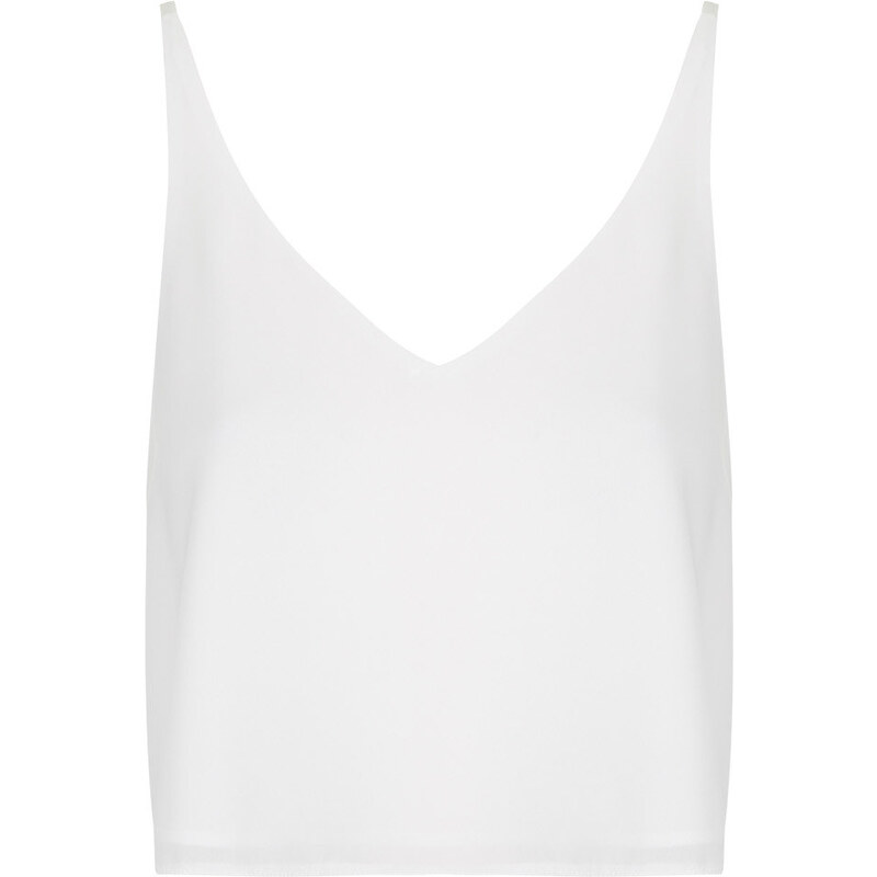 Topshop Cropped Plunge Cami