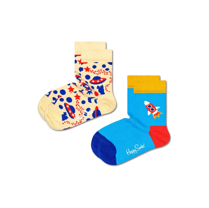 Happy Socks Ponožky námořnická modř / světlemodrá / pastelově